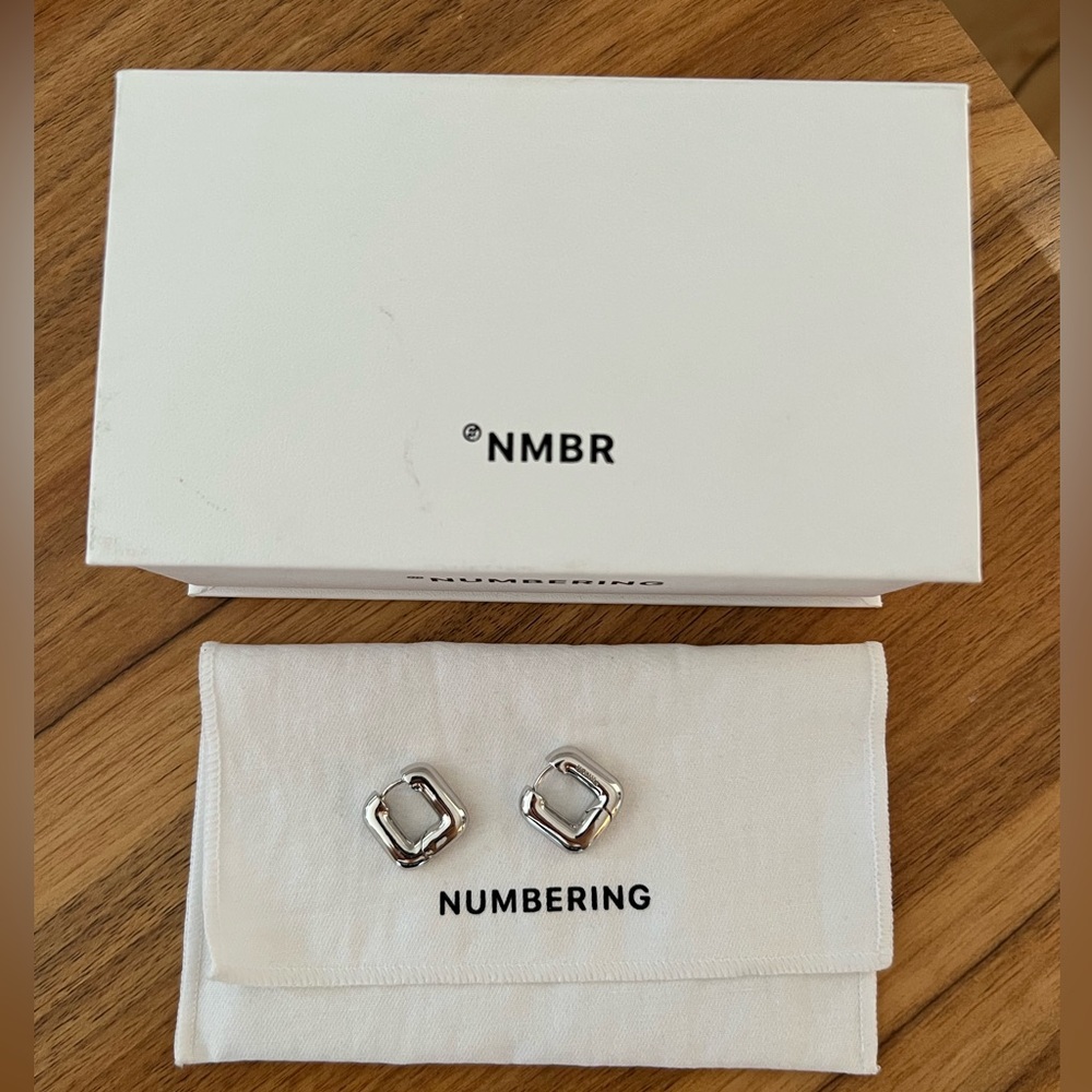 NWT Numbering Earrings #5207S